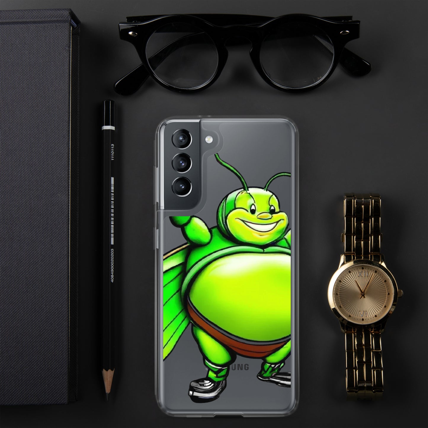 Grasshoppers - Clear Case for Samsung® - Fat Boy
