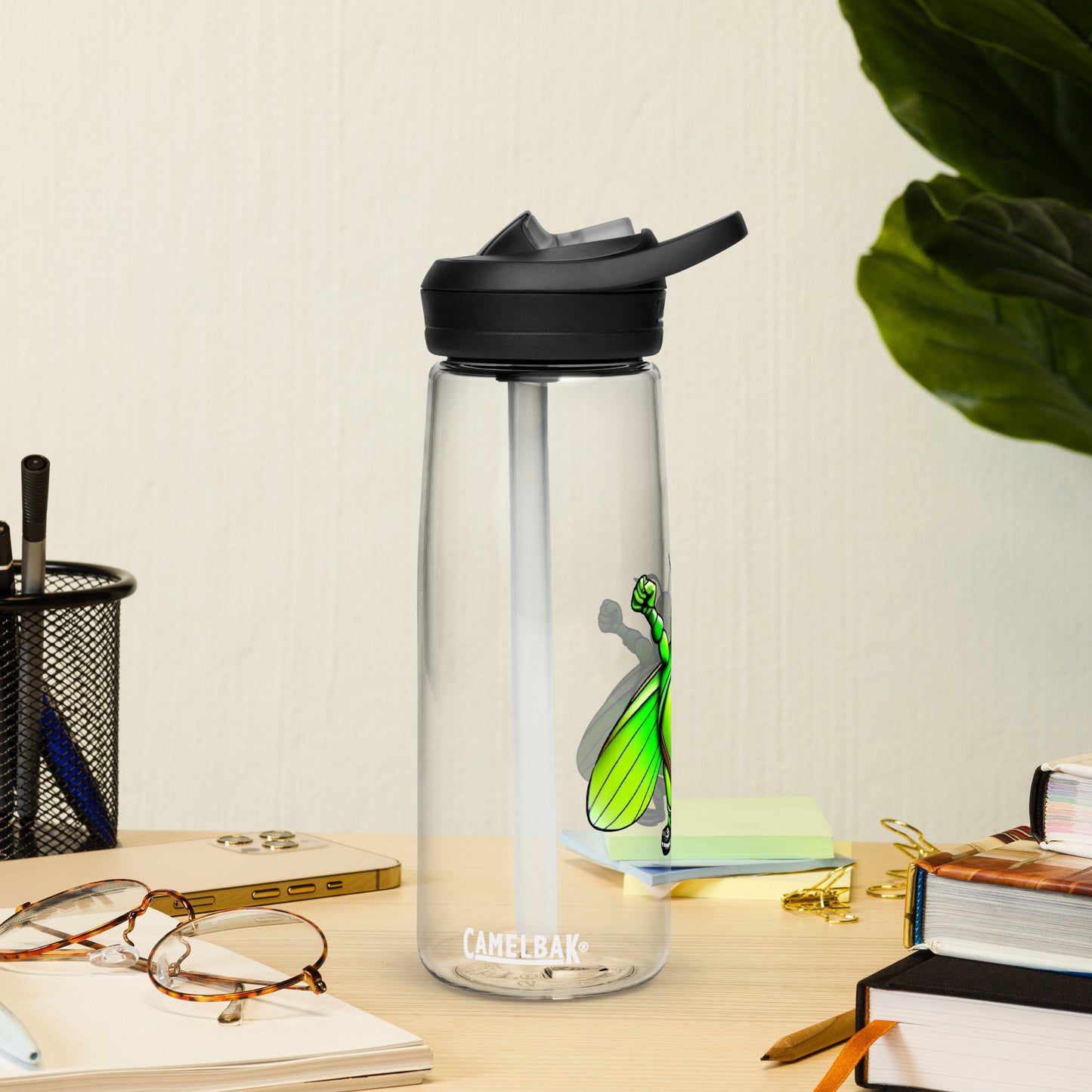 Grasshoppers - Sports water bottle - Clear - Fat Boy